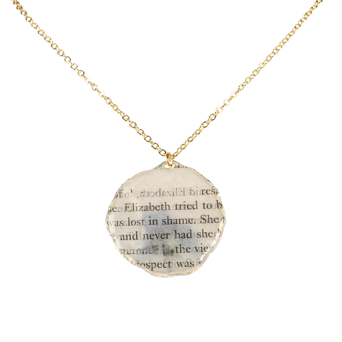 Back view of the necklace.