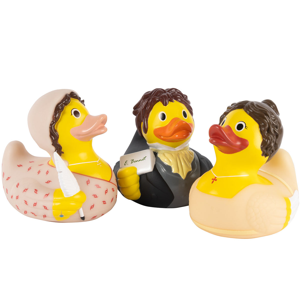 Jane Austen Duck, Mr Darcy Duck and Elizabeth Bennet Duck